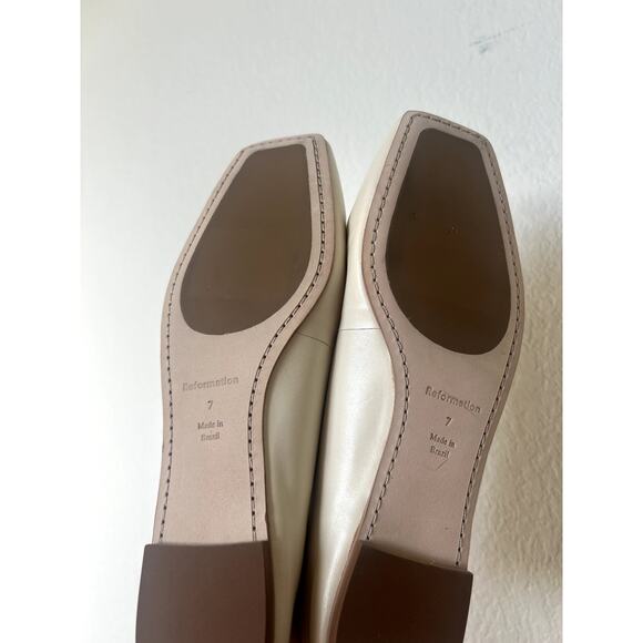 Reformation Mikayla Ballet Flats Size 7 - Picture 10 of 10